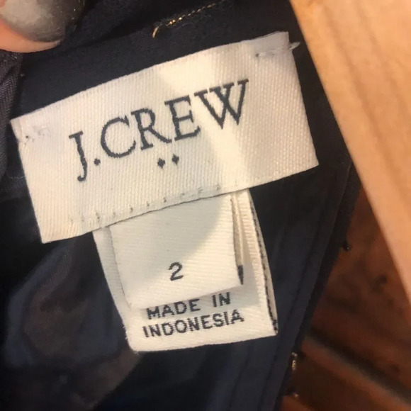 J Crew black tank top with gold - Picture 7 of 14